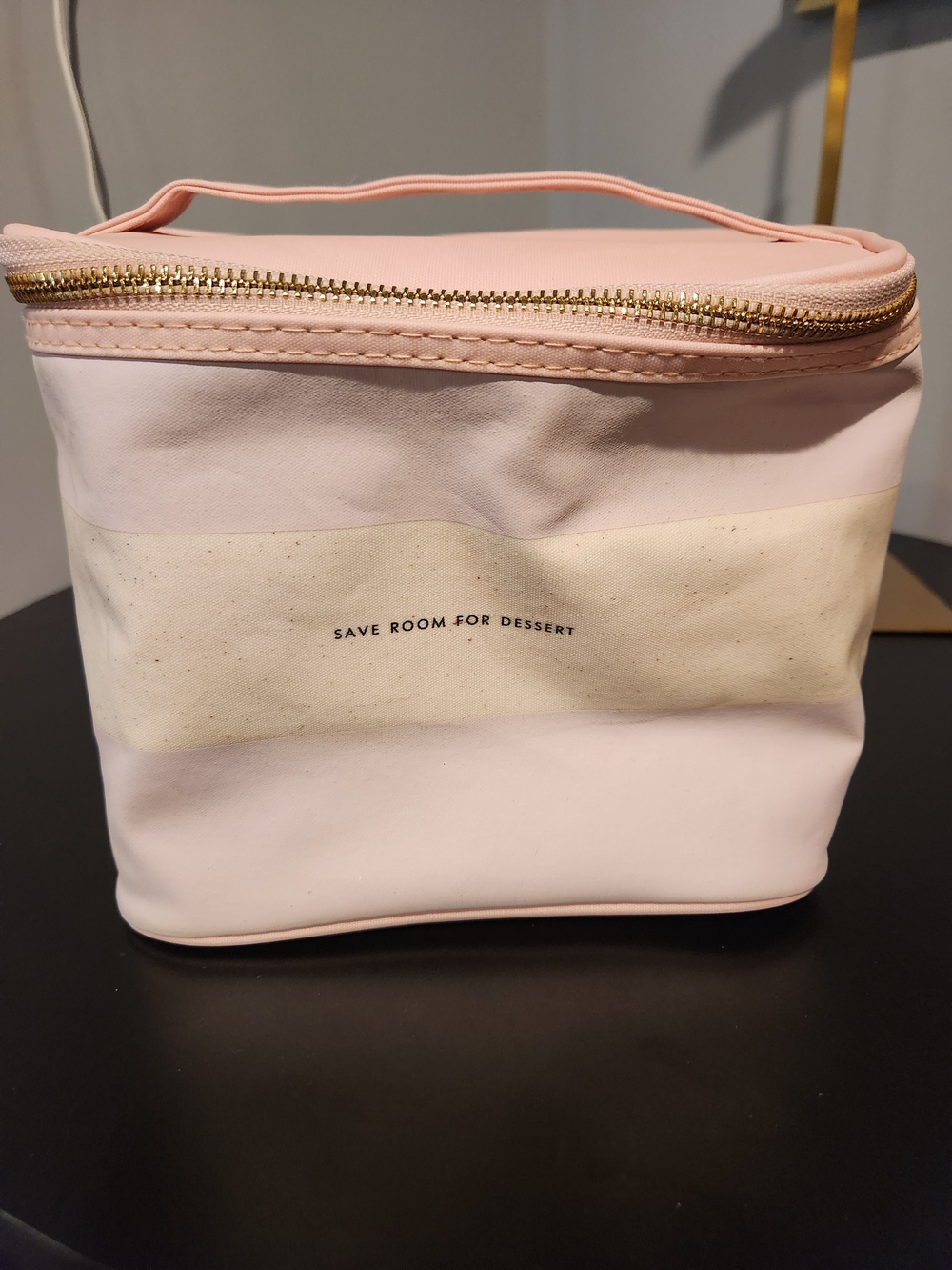 kate spade Pink and Cream Insulated Lunch Box